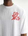 Off - White T-Shirt Grass Ink SS White