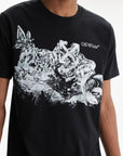 Off - White T-Shirt Eagle Rock SS Slim Black