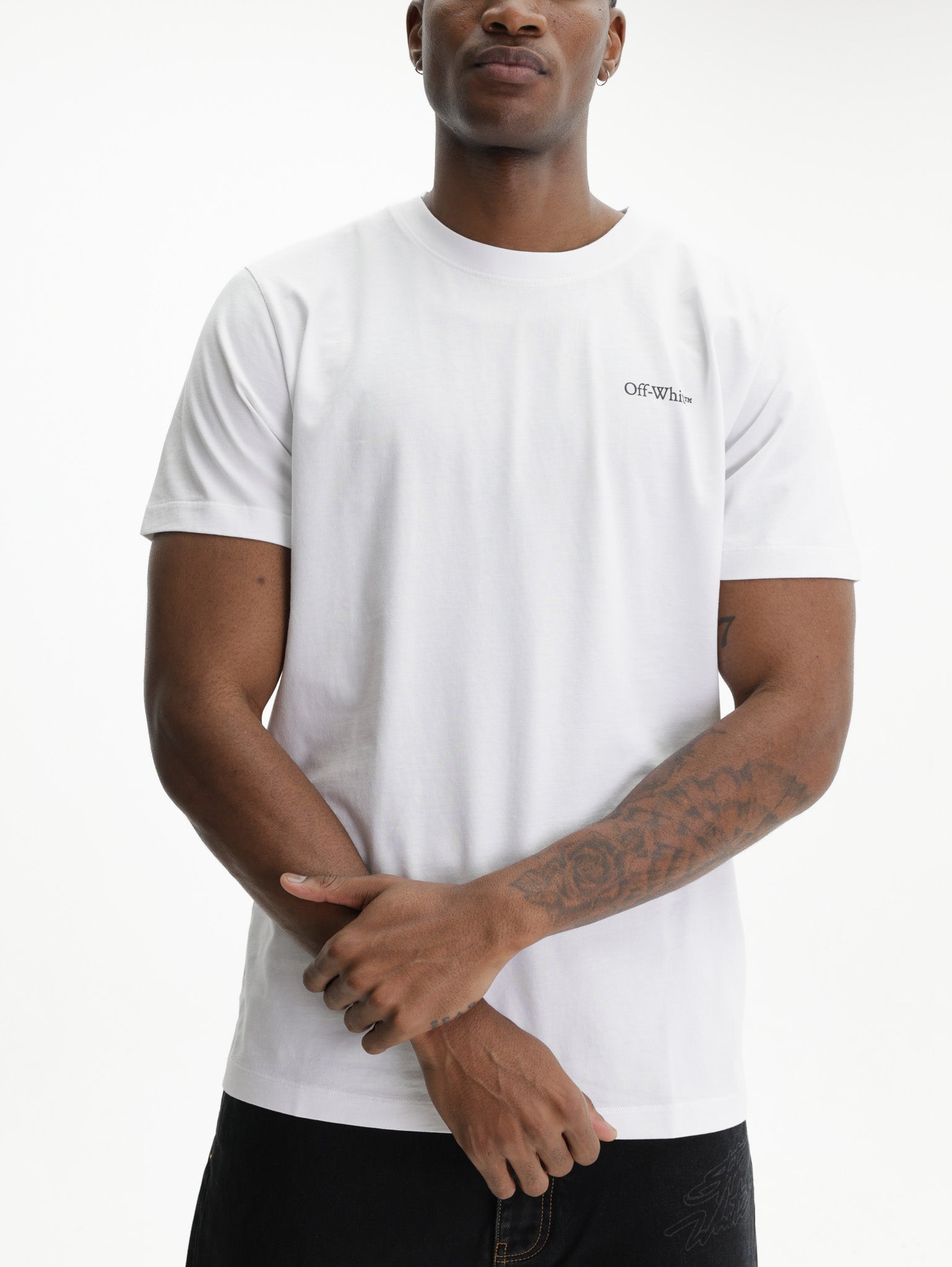 Off - White T-Shirt Metal Arrow SS Slim White