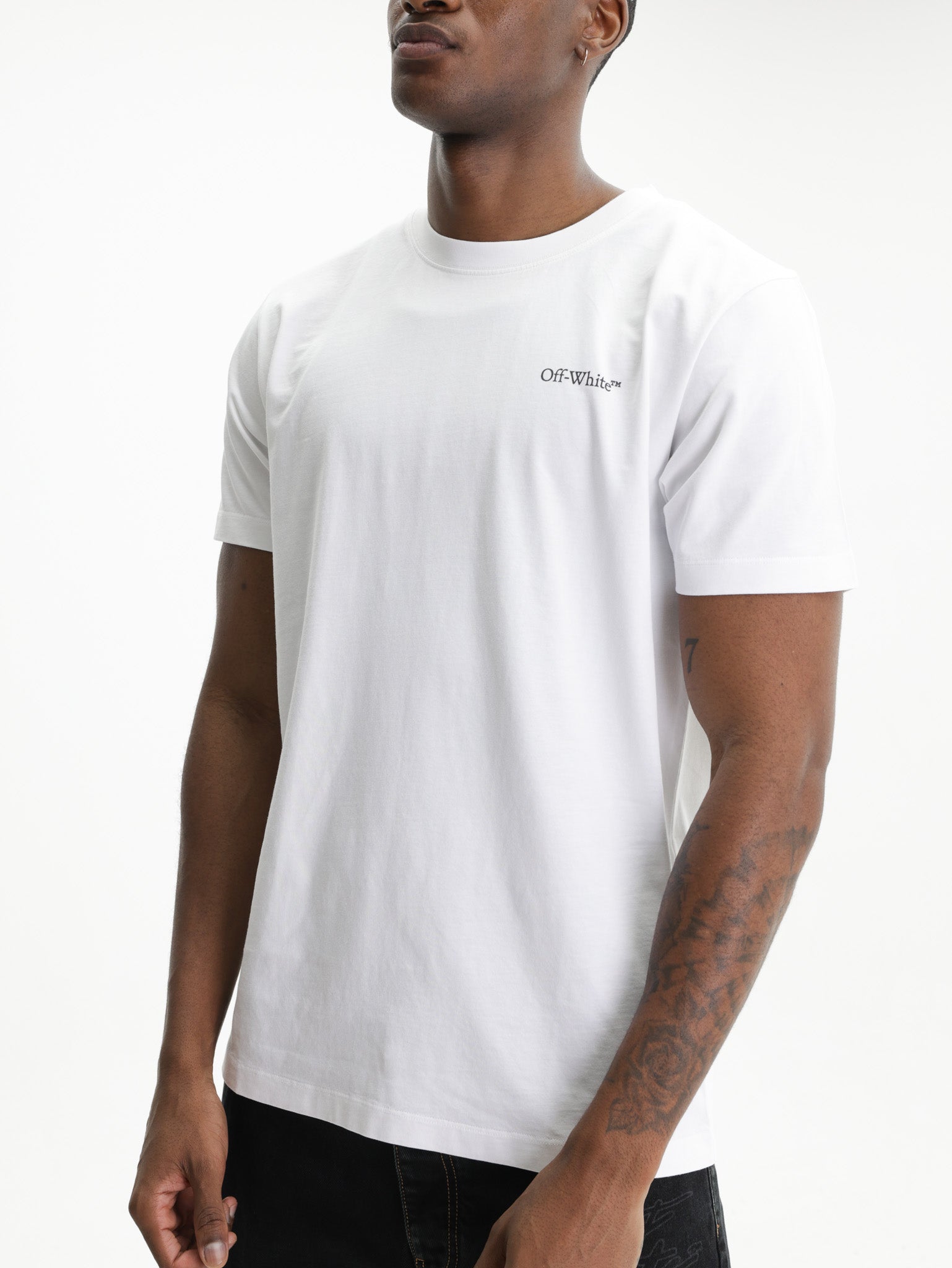 Off - White T-Shirt Metal Arrow SS Slim White