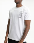 Off - White T-Shirt Big Double Arrow White