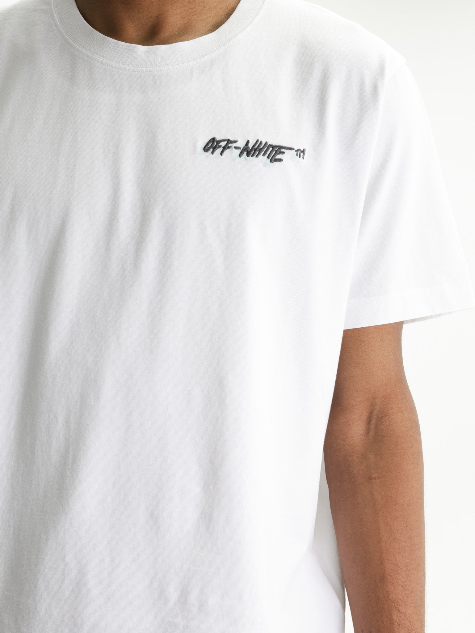 Off - White T-Shirt Off Logo SS White