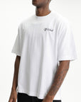 Off - White T-Shirt Script Skate White