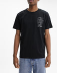 Off - White T-Shirt Big Double Arrow Black