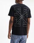 Off - White T-Shirt Big Double Arrow Black