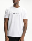 Off - White T-Shirt Script Arrow SS Slim White
