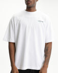 Off - White T-Shirt Moon SS Skate Tee White