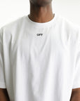 Off - White T-Shirt Chain Araldic Arrow White
