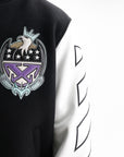 Off - White Jacket Jewels Leather Black