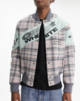Off - White Jacket Wool Royal Varsity Mint