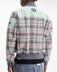 Off - White Jacket Wool Royal Varsity Mint