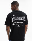 Need Money For Porsche Back Print No Risk No Porsche Black