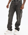 Purple Jeans Ashfall Cargo Black