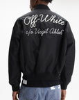 Off - White Jacket Script Nyl Varsity Black/white