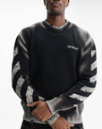 Off - White T-Shirt Diag Arr Corrosion Black