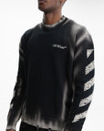 Off - White T-Shirt Diag Arr Corrosion Black