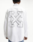 Off - White Shirt Script Arrow Over White