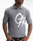 Off - White Golfer Shared Logo Knit Grey