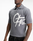 Off - White Golfer Shared Logo Knit Grey