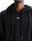 Off - White Hoodie Chain Araldic Arrow Black