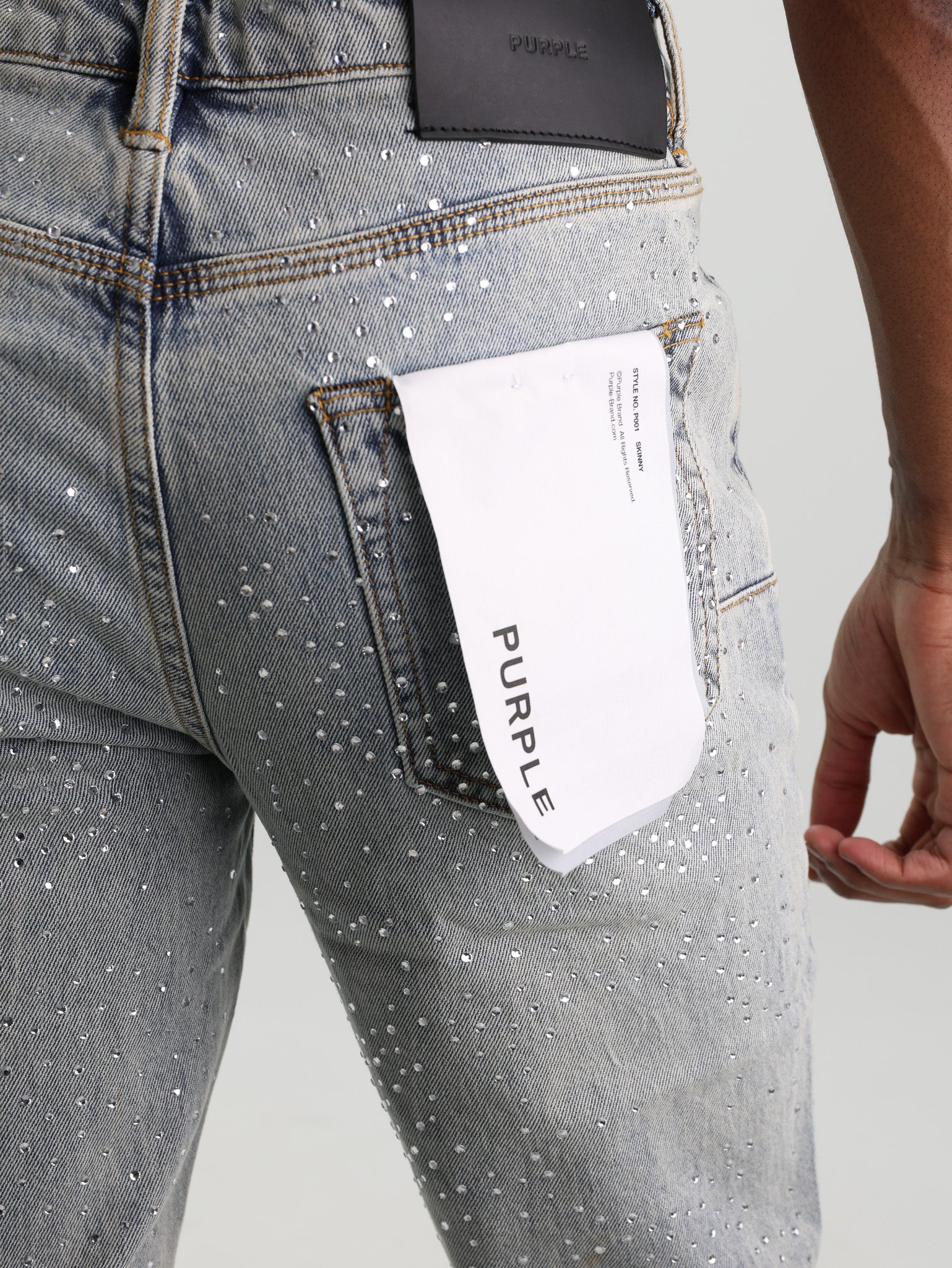 Purple Jeans Skinny Atlin Blitz Lt Indigo - AL Capone Premium