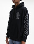 Off - White Hoodie Big Double Arrow Black
