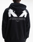 Off - White Hoodie Half Arrows Skate Black