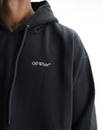 Off - White Hoodie Half Arrows Skate Black