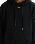 Off - White Hoodie Dark Slime Arrow Black