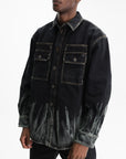 Off - White Shirt Military Over Multi Colour