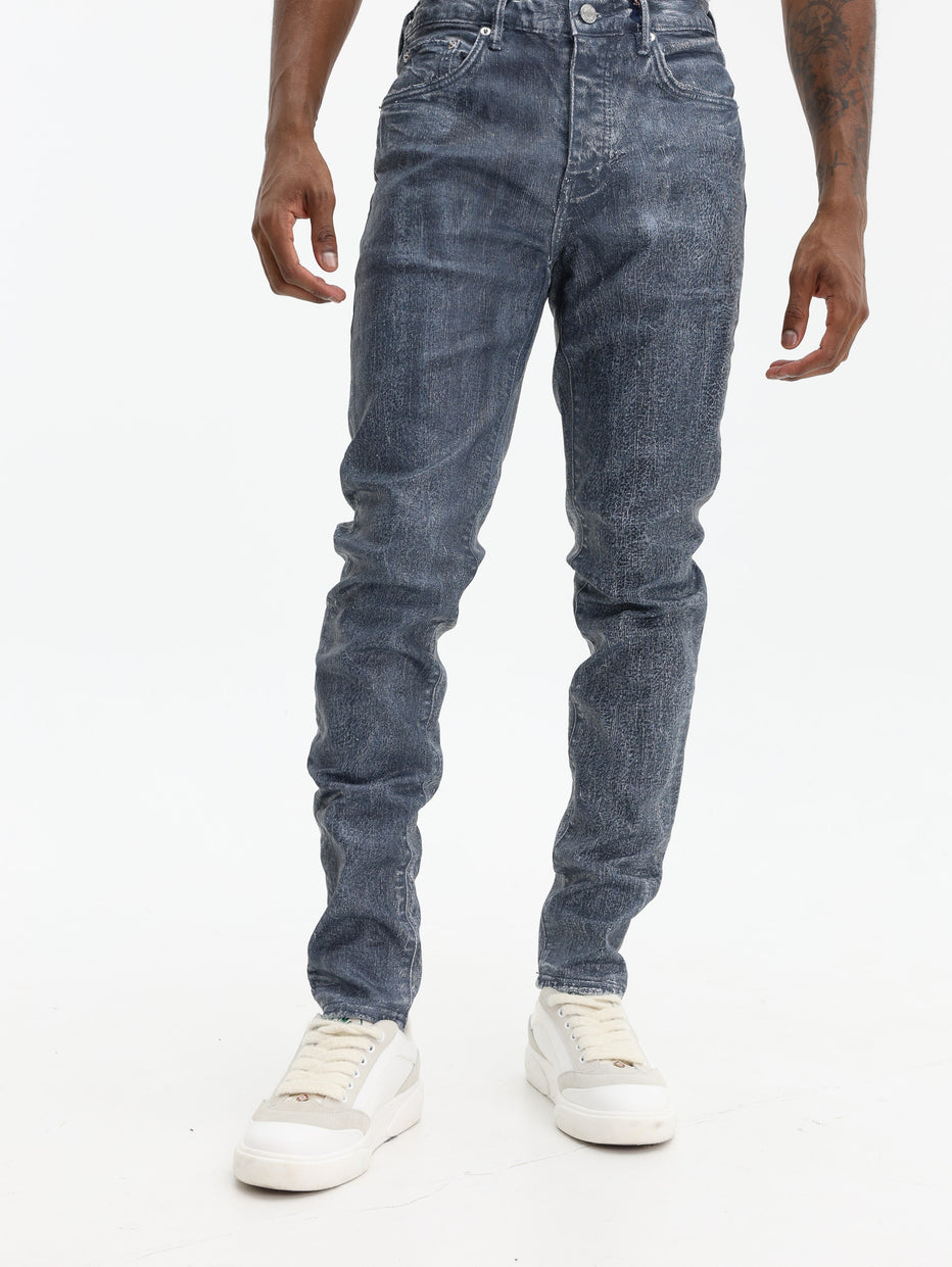 Purple Jeans Skinny Aden Coated Navy - AL Capone Premium