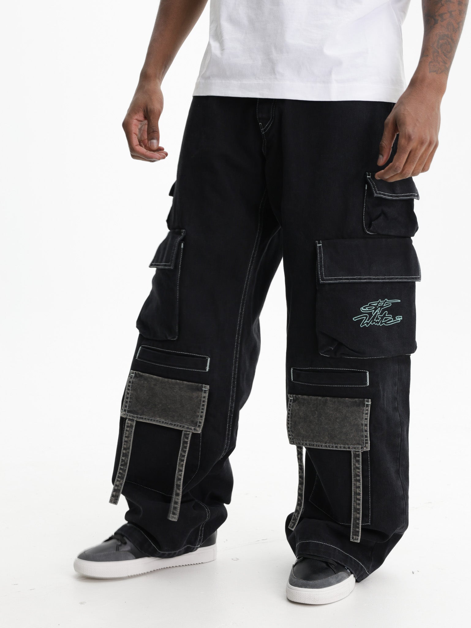 Off - White Jeans Street Straight Black