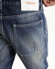 Off - White Jeans Diag Twisted Stack Dark Wash