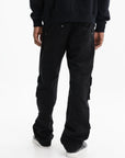 Off - White Pants Multi Pockets Relax Black