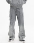 Off - White Track Pants Slouchy Garment Dye Grey