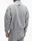 Off - White Jacket Relaxed Dyed Track Grey