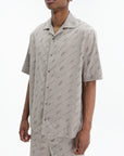 Off - White Shirt Jacquard Bowling Stone
