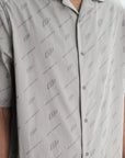 Off - White Shirt Jacquard Bowling Stone