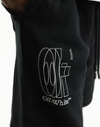 Off - White Shorts Big Double Arrow Black