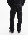 Off - White Jeans Half Arrow Darted Black