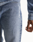Off - White Jeans Half Arrow Twisted Light Wash
