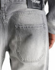 Off - White Jeans Diag Slim Relaxed Grey
