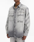 Off - White Shirt Diag Military Over Grey