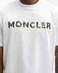 Moncler Crew Front Logo White