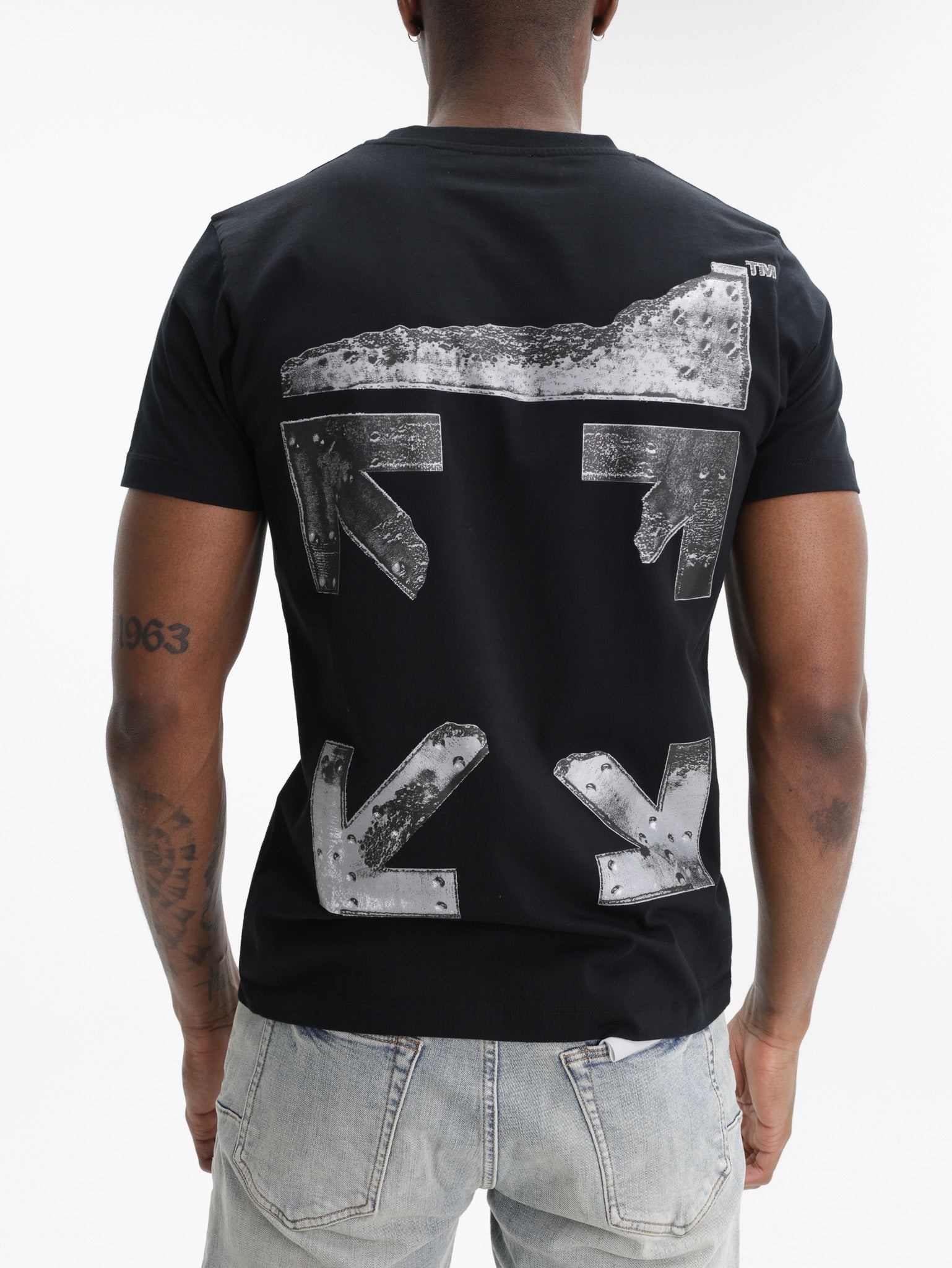 Off - White T-Shirt Metal Arrow SS Slim Black
