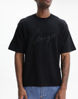 Kenzo T-Shirt Signature Embroidery Black