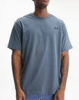Kenzo T-Shirt Signature Embroidery Blue