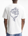 Kenzo T-Shirt Tulip Embroidery Off White
