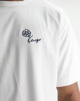 Kenzo T-Shirt Tulip Embroidery Off White