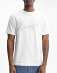Kenzo T-Shirt Signature Embroidery Off White